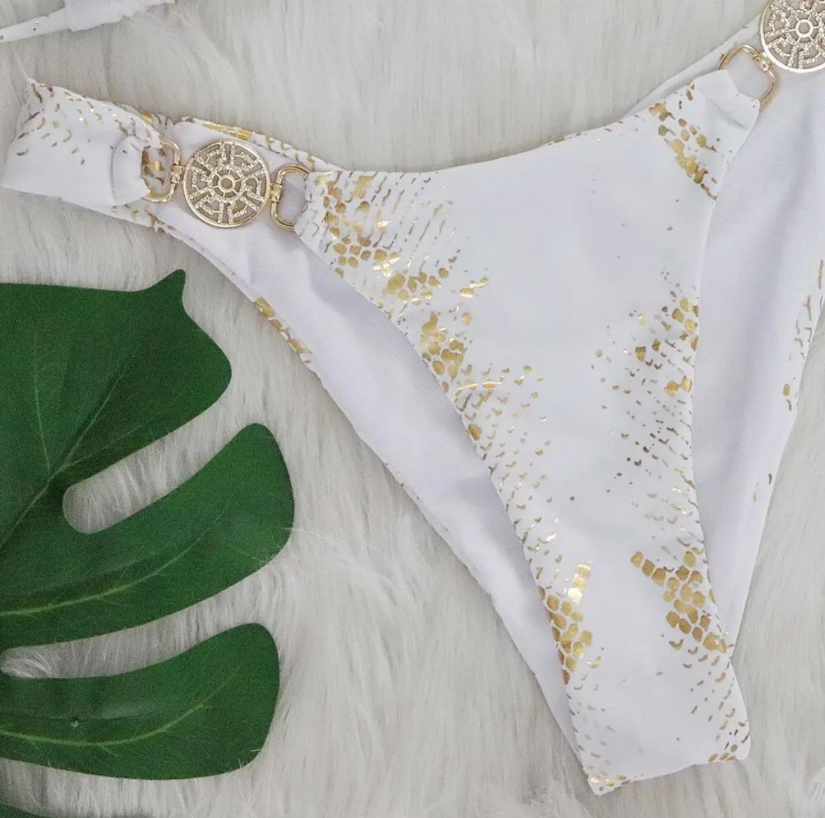 AURA™ Bikini Gold White